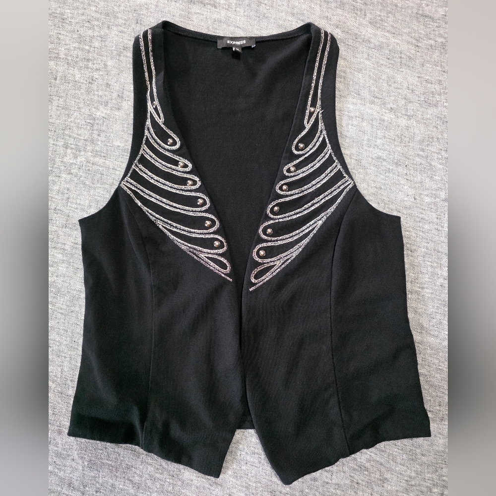 Express Black Women's Vest M
